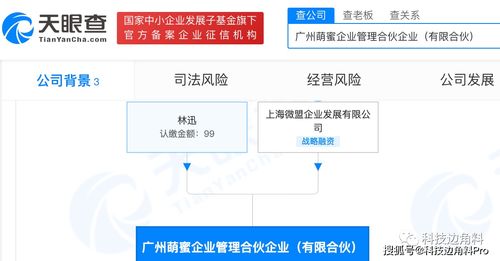 微盟發(fā)起成立廣州萌蜜企業(yè)管理合伙企業(yè)，深化企業(yè)管理咨詢服務(wù)新布局